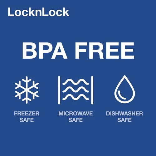Vista 6 de LocknLock Easy Essentials - Juego de recipientes para almacenamiento de alimentos y cucharadas, sin BPA, aptos para lavavajillas, 4 piezas