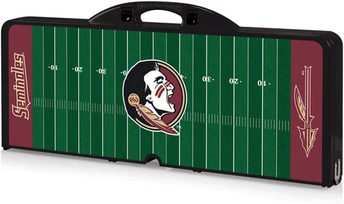 Vista 5 de PICNIC TIME NCAA Florida State Seminoles - Mesa de picnic plegable para campo de fútbol, mesa de campamento - Mesa de exterior con agujero