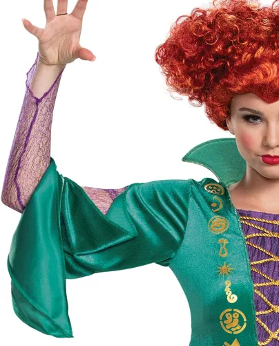 Vista 4 de Disguise Disfraz de Winifred Sanderson para mujer, disfraz oficial de Hocus Pocus, vestido de Winnie de Disney