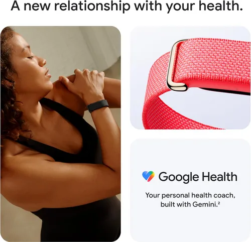Vista 3 de Fitbit Google Air - Screenless Activity Tracker - Berry