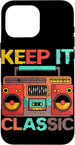 Vista 19 de Keep It Classic Radio 80s 90s Retro Vintage Cassette Player Funda para iPhone 17