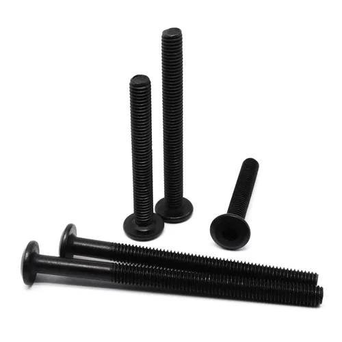 Vista 3 de Juego de 25 tornillos negros para cuna, juego de tornillos hexagonales para literas y cunas M6×40mm/1.969 in/2.362 in/2.756 in/3.150 in