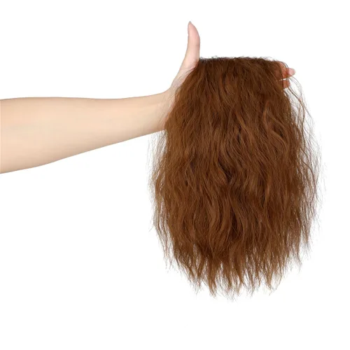 Vista 7 de Extensión de cola de caballo de garra de 18 pulgadas, extensiones de cabello lacio con clip, cola de caballo larga para mujer, extensiones de cola