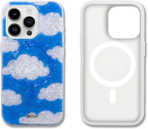 Vista 143 de Sonix x Barbie Funda para iPhone 15 Pro Compatible con MagSafe Probada para caídas de 10 pies Golden Hour