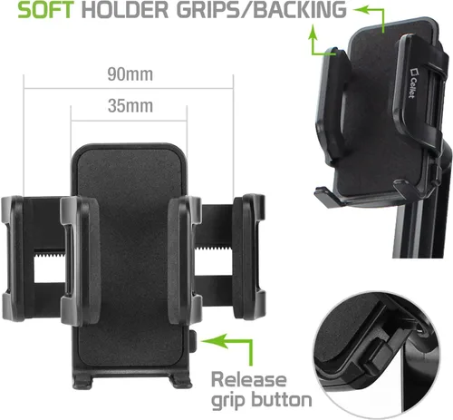 Vista 6 de Cellet Soporte para portavasos para teléfono inteligente, soporte para teléfono compatible con iPhone de Apple y teléfonos inteligentes Android