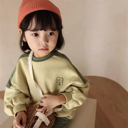 Vista 3 de Camisa de vestir para niños, tirantes recién nacidos, bebés, niñas, niños, otoño, retazos, algodón, 4 meses (verde, 1-2 años)
