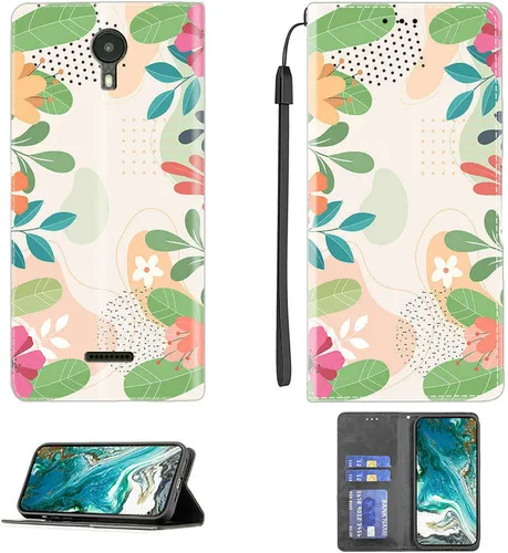 Vista 341 de jioeuinly ATT Motivate 2 - Funda compatible con ATT Motivate 2, funda con soporte abatible y cierre magnético DJS