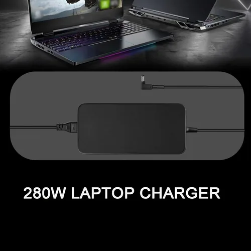 Vista 2 de 280w Laptop Charger Compatible with Acer Predator Helios 300 PH317-56 PH315-5 Nitro 5 AN515-46 AN515-58 AN517-42 AN517-55 AN16-51 Laptop N22C1
