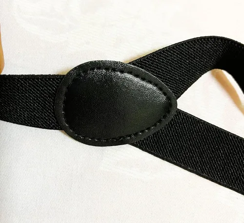 Vista 6 de Accesorios de los años 20 para hombre, sombrero de gángster, accesorio de disfraz, tirantes en Y y pajarita preatada, conjunto de los años 20, Negro