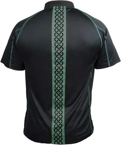 Vista 2 de Guinness Jersey de rugby de manga corta negro y verde