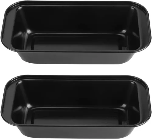 Vista 10 de Molde rectangular de 5.2 x 10 pulgadas, acero al carbono, antiadherente, pan, pastelería, utensilios para hornear para el hogar, cocina, panadería