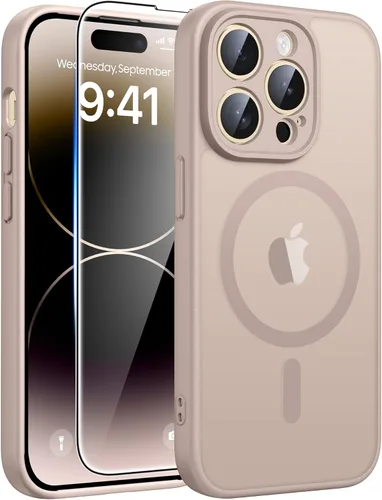 Vista 22 de FNTCASE for iPhone 17 Pro Case: Translucent Light Blue Slim Cases Compatible with MagSafe, Full Camera Protection & Tempered Glass Protector, 14FT