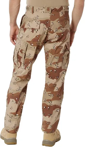 Vista 9 de Rothco: pantalones tácticos BDU – Pantalones cargo resistentes para senderismo al aire libre, EDC, uniforme de trabajo Uniforme de combate