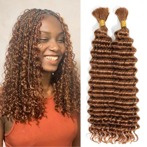 Vista 23 de Urbeauty Cabello Humano para Trenzar para Trenzas Boho Bob - Cabello Bohemio de Onda Profunda para Trenzar - Negro Azabache, 14 pulgadas Sin Nudos