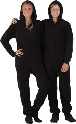 Vista 15 de Footed Pajamas - Pijama de una pieza de chenilla para niños pequeños Enterizo de pijama de una pieza para niños y niñas Unisex