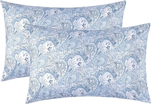 Vista 44 de Mellanni Fundas de almohada de lujo, extrasuaves, refrescantes, fundas de almohada de 12 piezas de la colección icónica, cierre de sobre