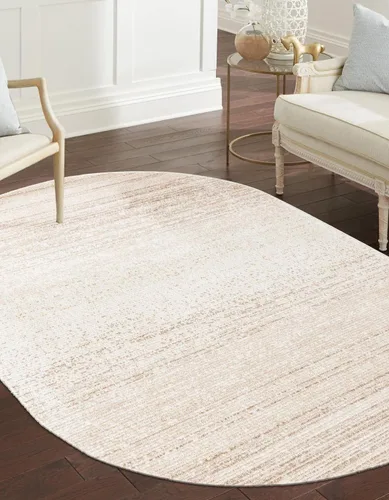 Vista 66 de Unique Loom Gemstone Collection - Alfombra de área - Topacio (2' x 5' 11" corredor, marfil / marrón)