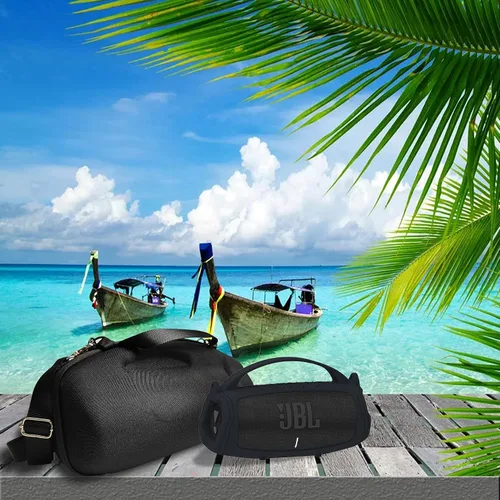 Vista 8 de JCHPINE Funda de silicona y funda rígida de viaje para JBL Charge 4 / Charge 5 Accesorios de altavoz Bluetooth portátil