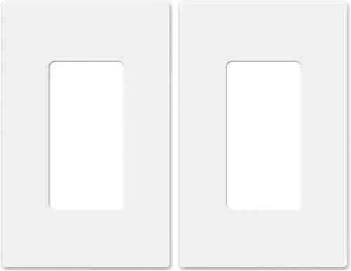 Vista 36 de ELEGRP Placas decorativas de pared sin tornillos, de tamaño mediano, cubierta termoplástica irrompible para interruptor de salida de receptáculo