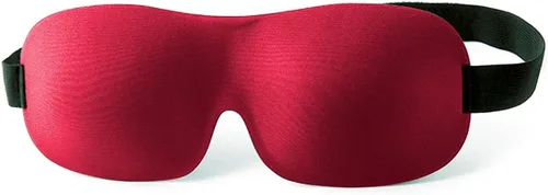 Vista 8 de Máscara para dormir 3D con los ojos vendados, de espuma viscoelástica HD, extremadamente cómoda y ligera de llevar (venda 1 negro)