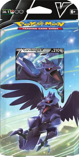 Vista 2 de Pokémon TCG: mazo de batalla Corviknight V (60 cartas, listo para jugar)