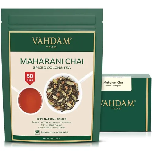 Vista 14 de VAHDAM - Mezcla instantánea de café de cúrcuma (3.5 onzas/40 porciones) sin gluten, sin OGM, rico en curcumina, empaquetado en una lata
