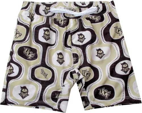 Vista 19 de Wes and Willy Pantalones cortos de natación con tecnología retro para hombre, para fanáticos de los deportes universitarios