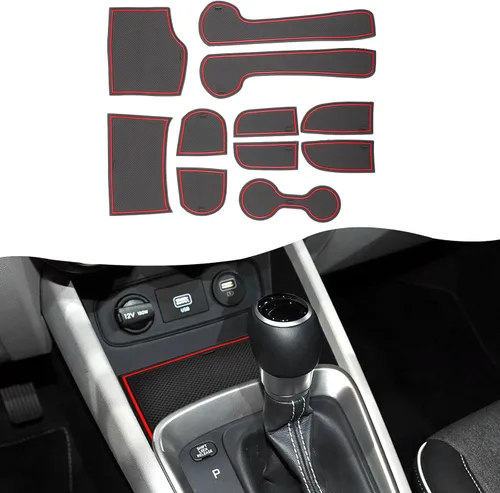 Vista 37 de SXCY Alfombrillas con ranura para puerta Toyota RAV4 2025 para Toyota RAV4 2019-2024 2025, accesorios para portavasos y portavasos 2024 2025 RAV4
