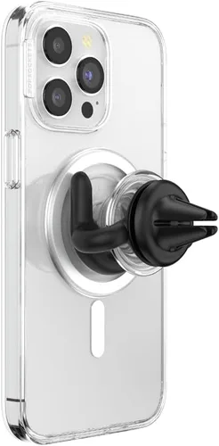 Vista 3 de PopSockets Soporte de teléfono para coche, soporte de teléfono de ventilación de coche - negro