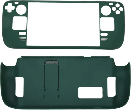 Vista 11 de Funda con función atril para Steam Deck, funda protectora completa para cubierta de vapor, funda protectora a prueba de huellas dactilares con Negro