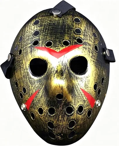 Vista 10 de COSTOYFUN Máscara para disfraz de Halloween, máscara de terror, máscara de disfraz de cosplay, máscara de fiesta de máscaras Negro