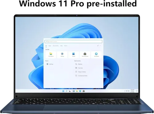 Vista 8 de FUNYET Portátil para Juegos, Computadora Portátil 2025, Laptop de 16 Pulgadas Win 11 Pro, 16GB RAM 1TB SSD, Procesador N150 (hasta 3.6GHz), Teclado