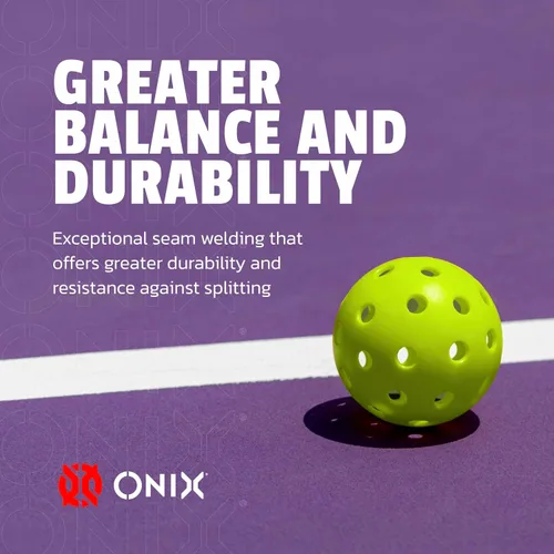 Vista 5 de Bolas de Pickleball Onix Fuse G2 para exterior