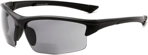 Vista 7 de Readers.com Reading Sunglasses: The Roster Bifocal Reading Sunglasses rectangle Style for Men and Women