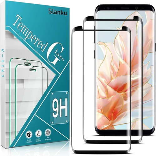 Vista 12 de Slanku Protector de pantalla para Samsung Galaxy S22 Ultra Privacy Glass 3D Negro
