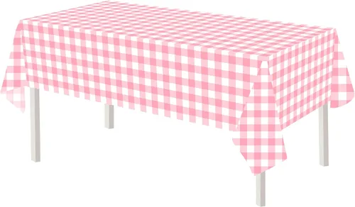 Vista 7 de 3 manteles de plástico a cuadros en blanco y negro para decoración de fiesta de cumpleaños, tablero de ajedrez, manteles desechables para mesas