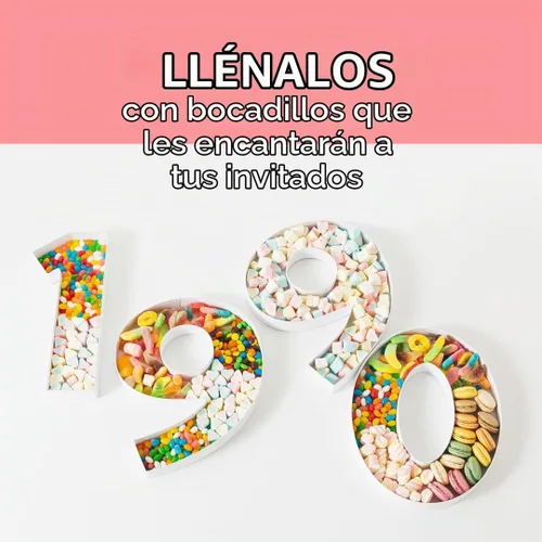 Vista 3 de Soul & Lane - Caja de cartón para charcutería con número 0 rellenable