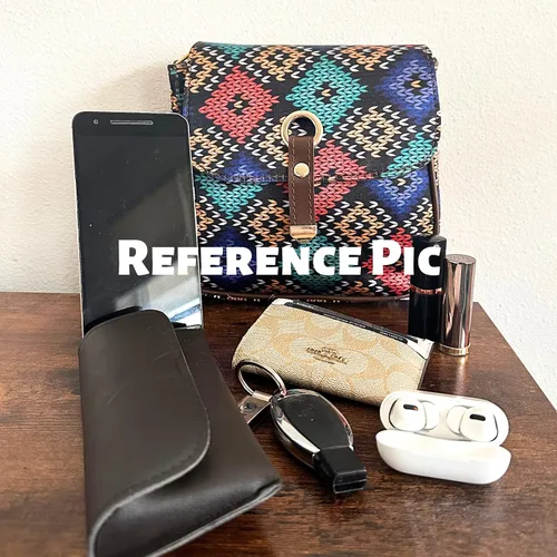 Vista 6 de Bolsos cruzados para mujer, bolsos con cinturón de hombro ajustable, doble partición, cremallera trasera