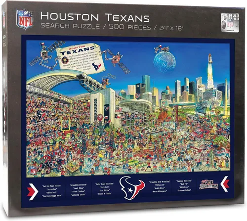 Vista 6 de YouTheFan NFL Joe Journeyman - Rompecabezas de equipo de 500 piezas de 18 x 24 pulgadas
