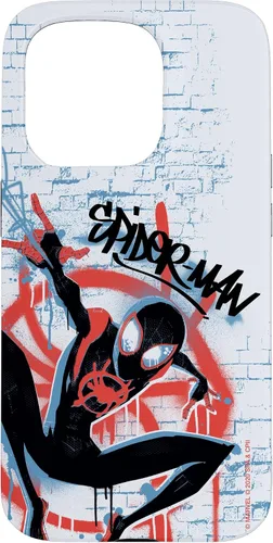 Vista 14 de Marvel Carcasa con graffiti de Spider-Man Into The Spider-Verse para iPhone 17