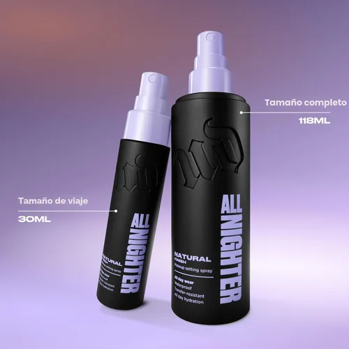 Vista 10 de Urban Decay All Nighter - Spray fijador de maquillaje impermeable, acabado natural, hasta 24 horas de uso, niebla facial ultrafina, primer