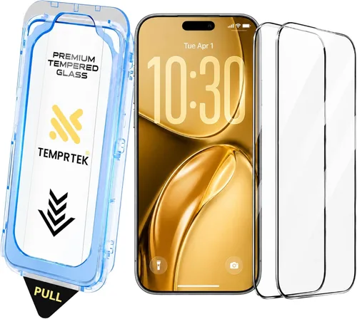Vista 13 de TEMPRTEK+ 2 Pack para iPhone 14 Pro Protector de Pantalla de Privacidad, Vidrio Templado Antiespía, Resistencia a Rayaduras y Huellas Digitales