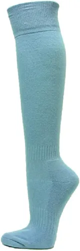 Vista 49 de COUVER Calcetines deportivos de béisbol de sóftbol de algodón acolchados hasta la rodilla, 1 par