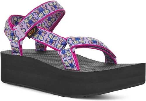 Vista 50 de Sandalia Teva de plataforma universal para mujer Balance Oliva Quemada