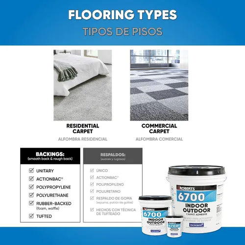 Vista 3 de ROBERTS 6700-1 1 Galón Adhesivo para Alfombra/Césped Artificial Interior/Exterior