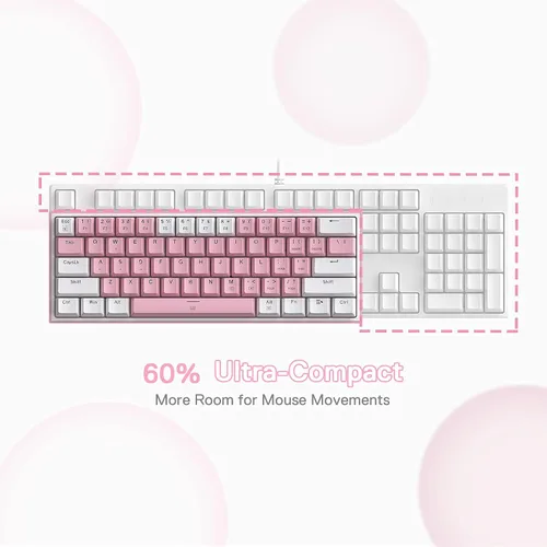 Vista 6 de Redragon Teclado K617 60% RGB P035 Wirst Rest Bundle