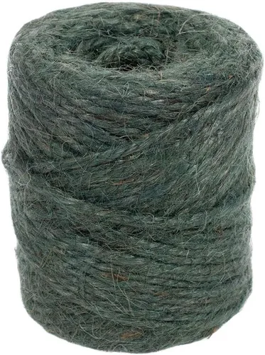Vista 2 de West Coast Paracord Bobina de 150 pies de cordel de yute de 3 capas totalmente natural (marrón)