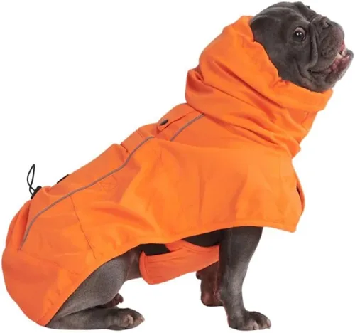 Vista 67 de Spark Paws - Chaqueta impermeable para perros, resistente al viento, para perros pequeños, medianos, grandes y extragrandes, traje reflectante
