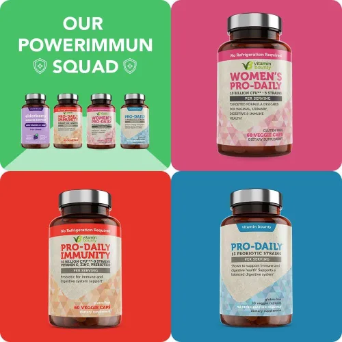 Vista 7 de Vitamin Bounty Cápsulas orgánicas de saúco – Sambucus saúco con vitamina C y zinc – Potenciadores del sistema inmunológico para adultos – Fórmula
