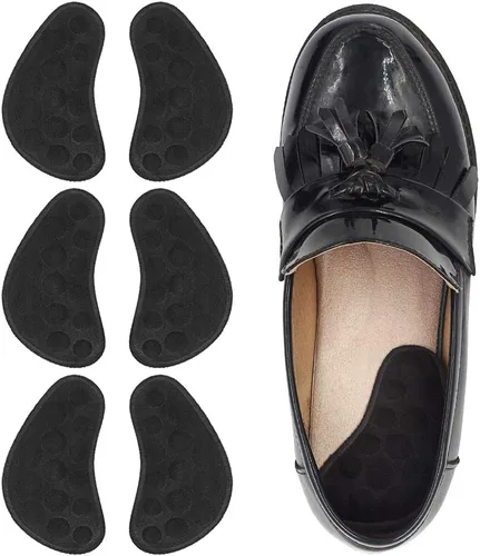 Vista 10 de Dr. Foot's - Plantillas correctivas de supinación y sobrepronación para zapatos, plantillas de cuña de talón medial y lateral para alineación